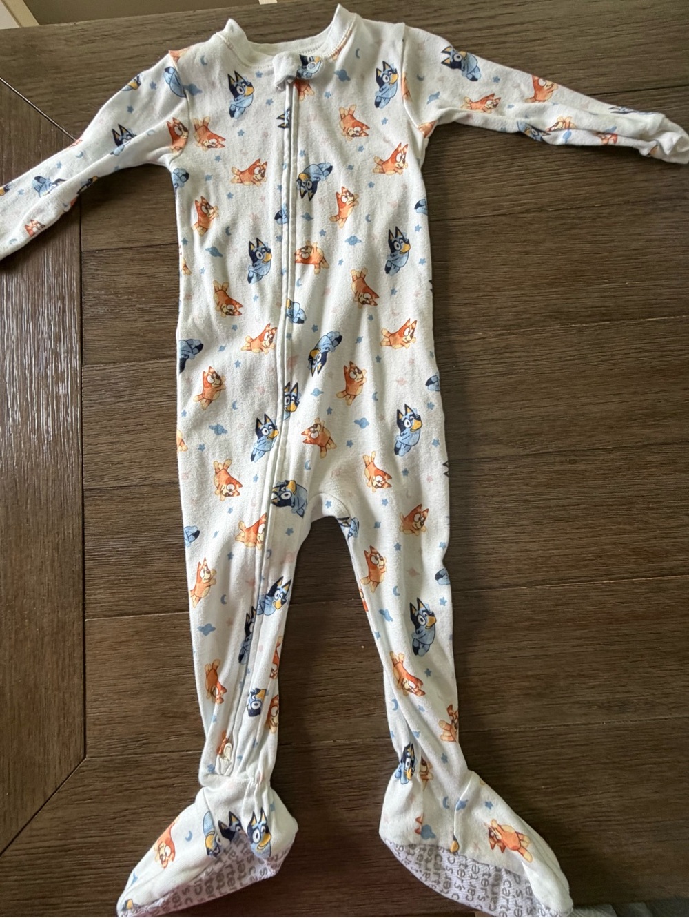 Bluey Bingo Carter’s 18M Footed Zip Pajamas